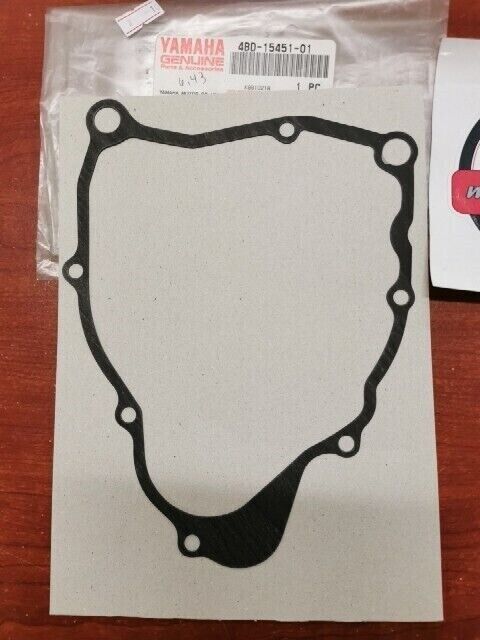 NOS Yamaha YTM225 YFM250 YFB250 CRANKCASE COVER GASKET 4BD-15451-01-00 Y102