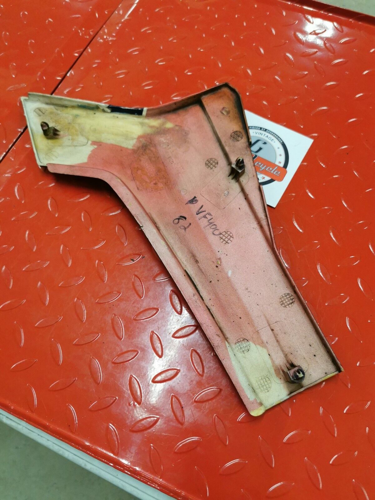 Honda VF400F 1982 interceptor 400 left side cover panel fairing