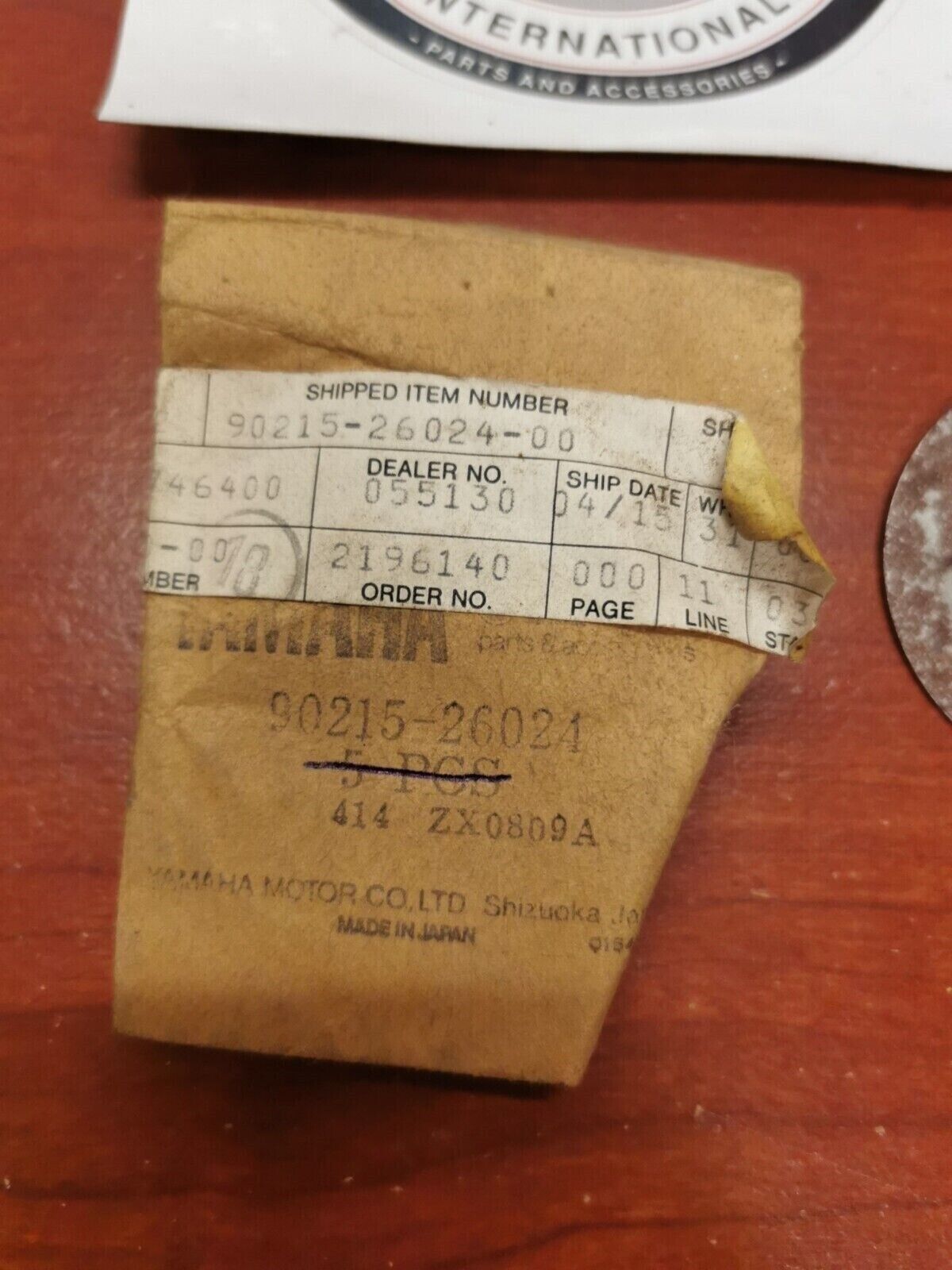 NOS Yamaha TZ750 TX650 TX750 XS650 XS1 XS2 LOCK WASHER 90215-26024-00 Y98