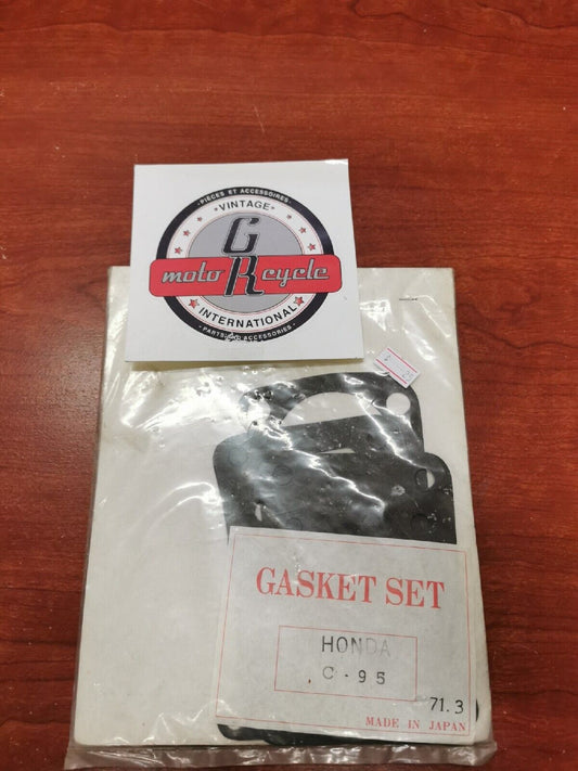NOS Honda C95 TOP END GASKET KIT COMPLETE H37