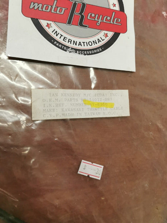 NOS Kawasaki KZ1000 KZ900 Z1 CONTROL CABLE THROTTLE 54012-087 K22