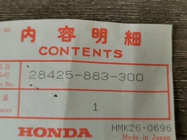 NOS HONDA GV150 BUSH RATCHET 28425-883-300 H74