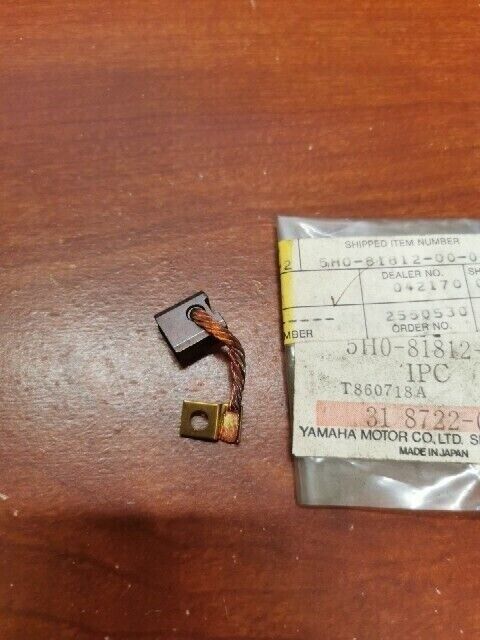 NOS Yamaha SR125 XS400 YFB250 YFM200 YTM200 YTM225 BRUSH 5H0-81812-00-00 Y136