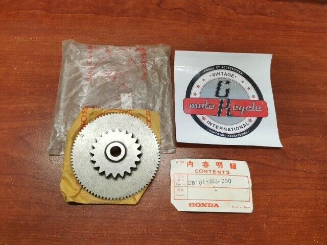 NOS Honda CB350F F1 STARTER GEAR 28101-333-000 H75