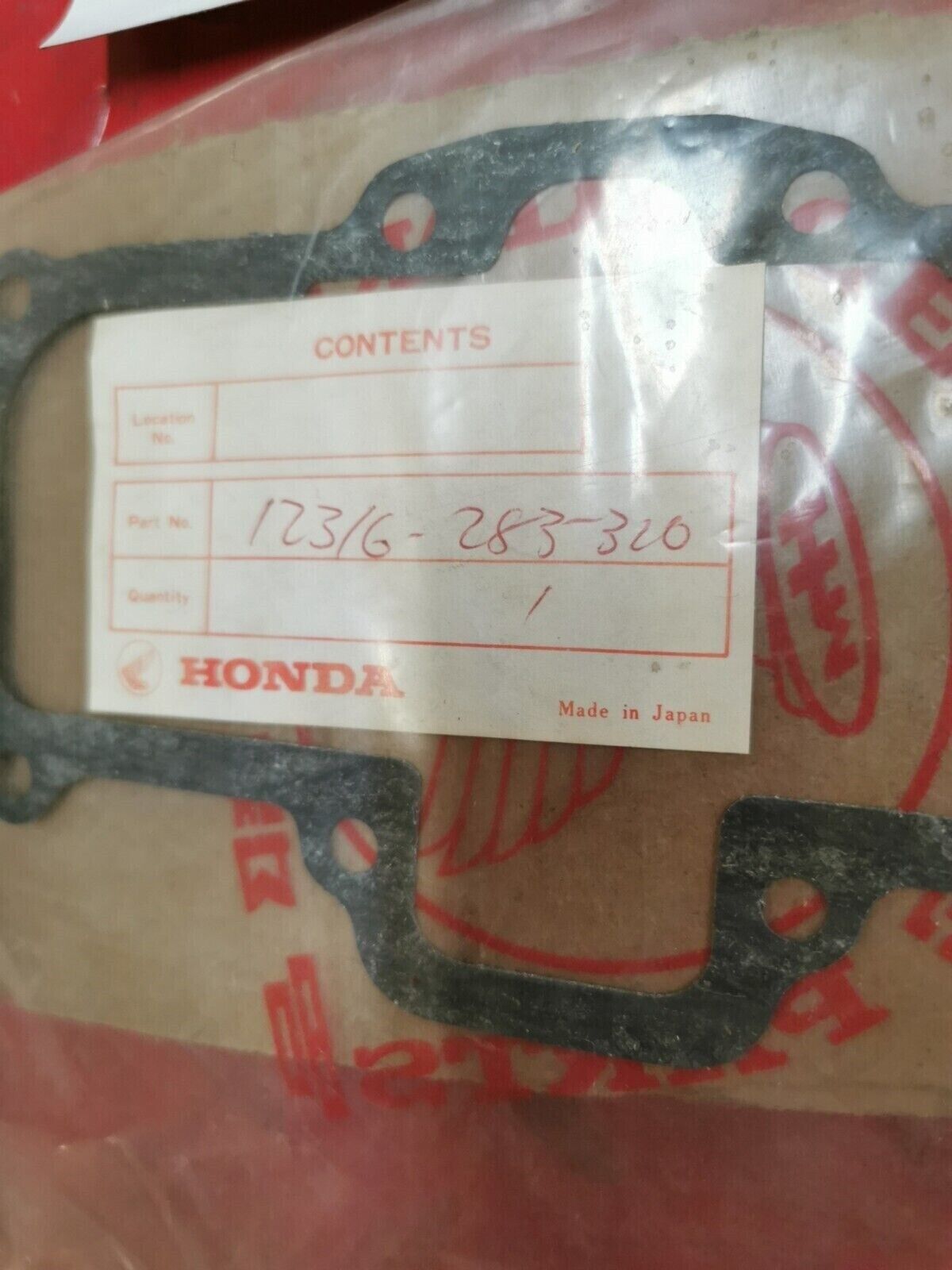 NOS Honda CL450 CB450 CB500 GASKET A, CYLINDER HEAD 12316-283-310 H28