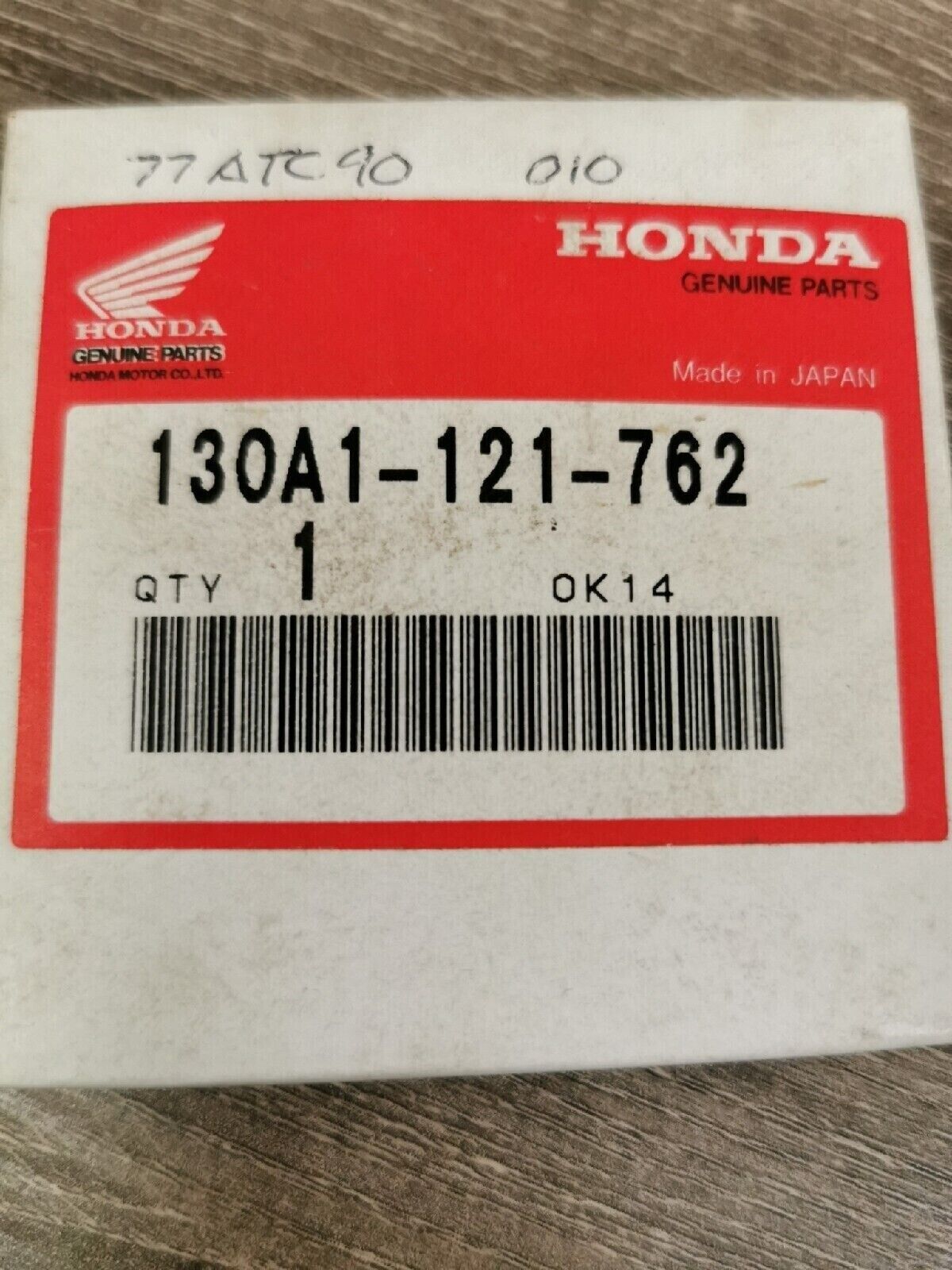 NEW NOS HONDA ATC90 1977 RING SET PISTON  0.25 130A1-121-762 H41