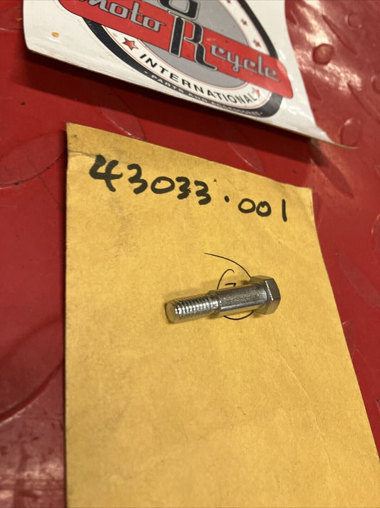 NOS KAWASAKI LEVER FITTING BOLT 43033-001 K19