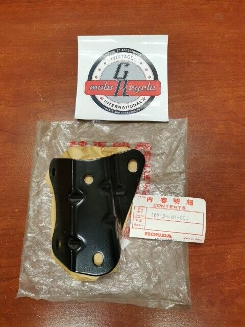 NOS Honda 1980 - 1982 CB900C LEFT MUFFLER BRACKET 18313-461-000 H69