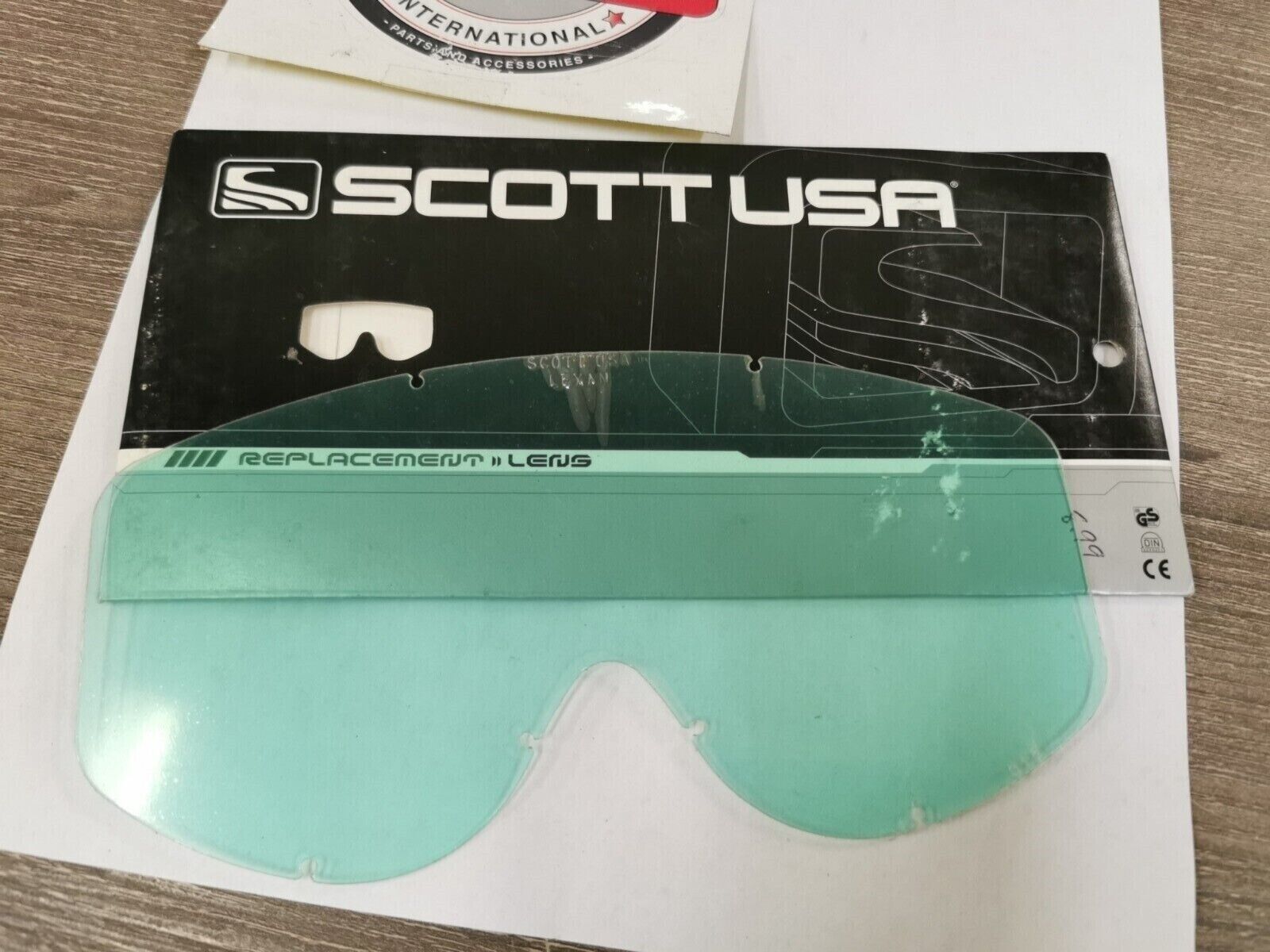 NOS SCOTT BLUE LENS SHIELD 89  87 83  VISOR REPLACEMENT 40.5.806.541.0.100 J24