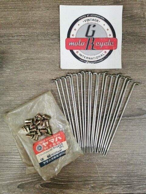 NOS Yamaha G6SB YGS1 L5TA YGS1T IMCOMPLETE SPOKE SET REAR 122-25304-00-00 Y137