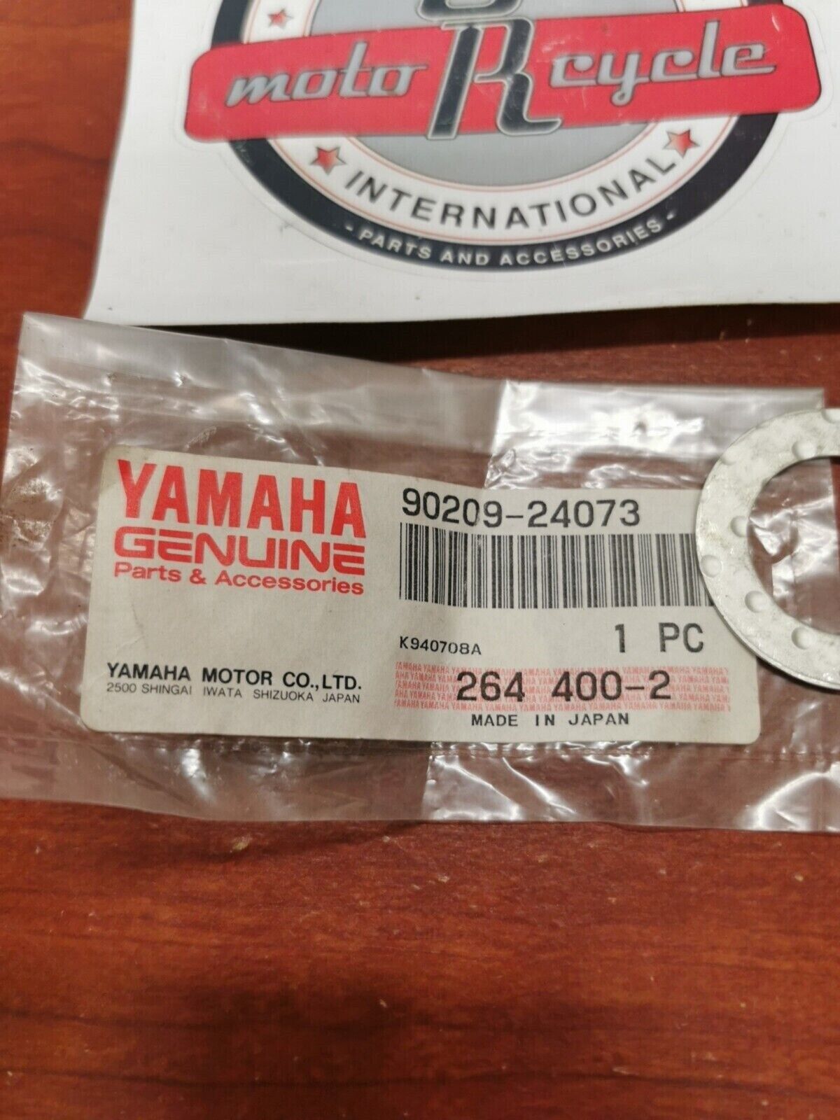 NOS Yamaha MX360 MX250 DT1 DT2 DT3 RT2 RT3 YR2 YA6 WASHER 90209-24073-00 Y98