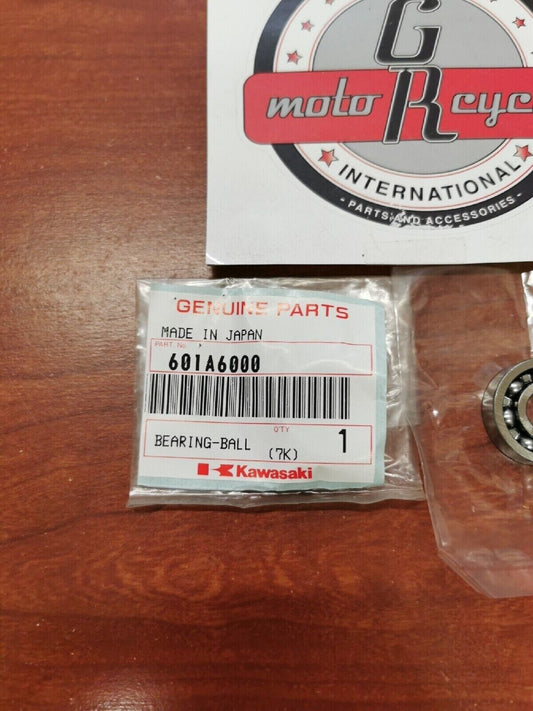 NOS Kawasaki KLX140 KLX150 KX125 BALL BEARING 601A6000 K25