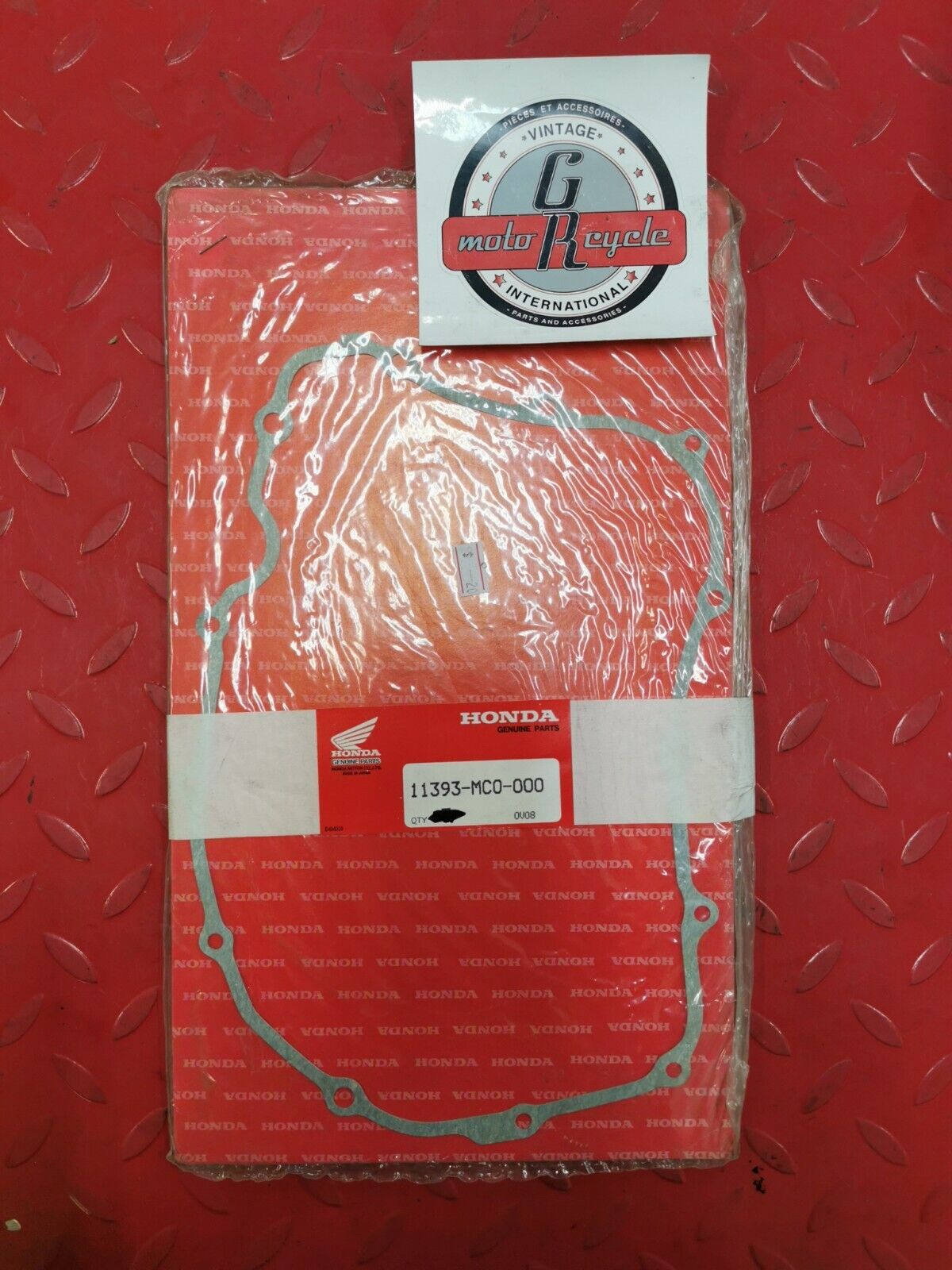 NOS Honda CB400 CM400 CB450 CM450 GASKET RIGHT CRANKCASE COVER 11393-MC0-000 H30