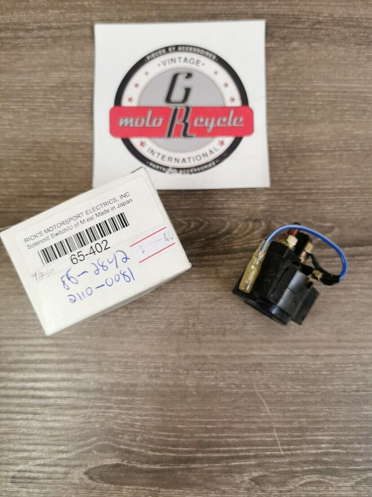 NOS RICKS MOTO YAMAHA  Electric Solenoid Switch 65-402  86-2842 2110-0081 J29