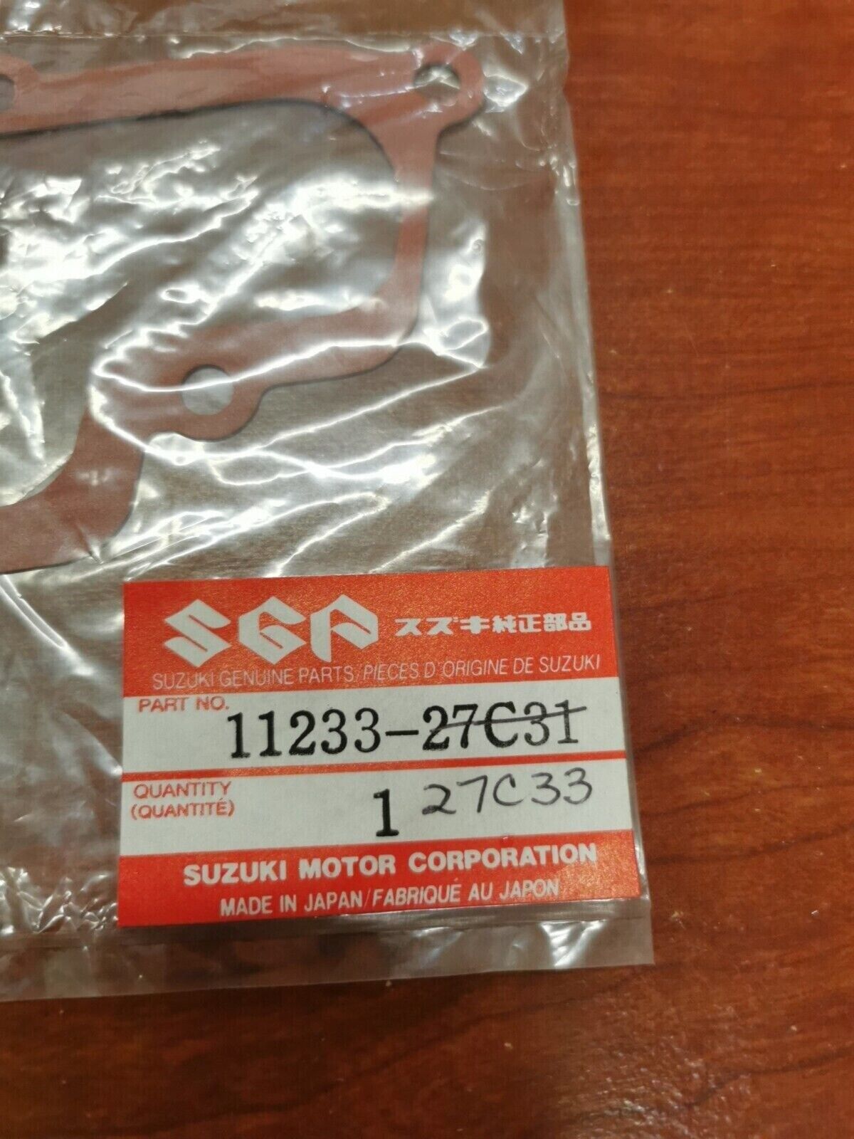 NOS Suzuki RM125 K L M CYLINDER COVER GASKET 11233-27C31 S16