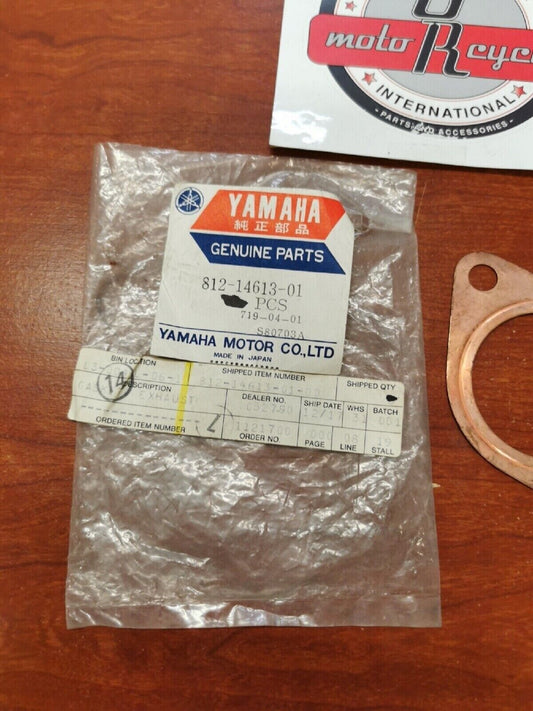 NOS Yamaha 1971 SL292 EXHAUST PIPE GASKET 812-14613-01-00 Y78