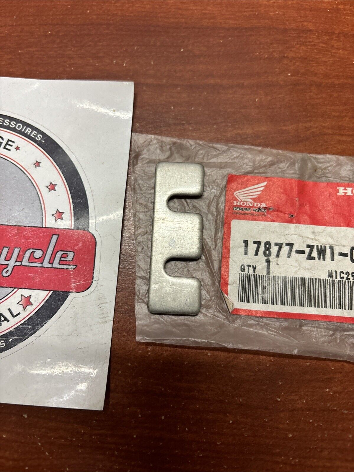 NOS Honda BF75 BF90 BF115 BF130 REMOTE CONTROL CABLE PLATE 17877-ZW1-000 H185