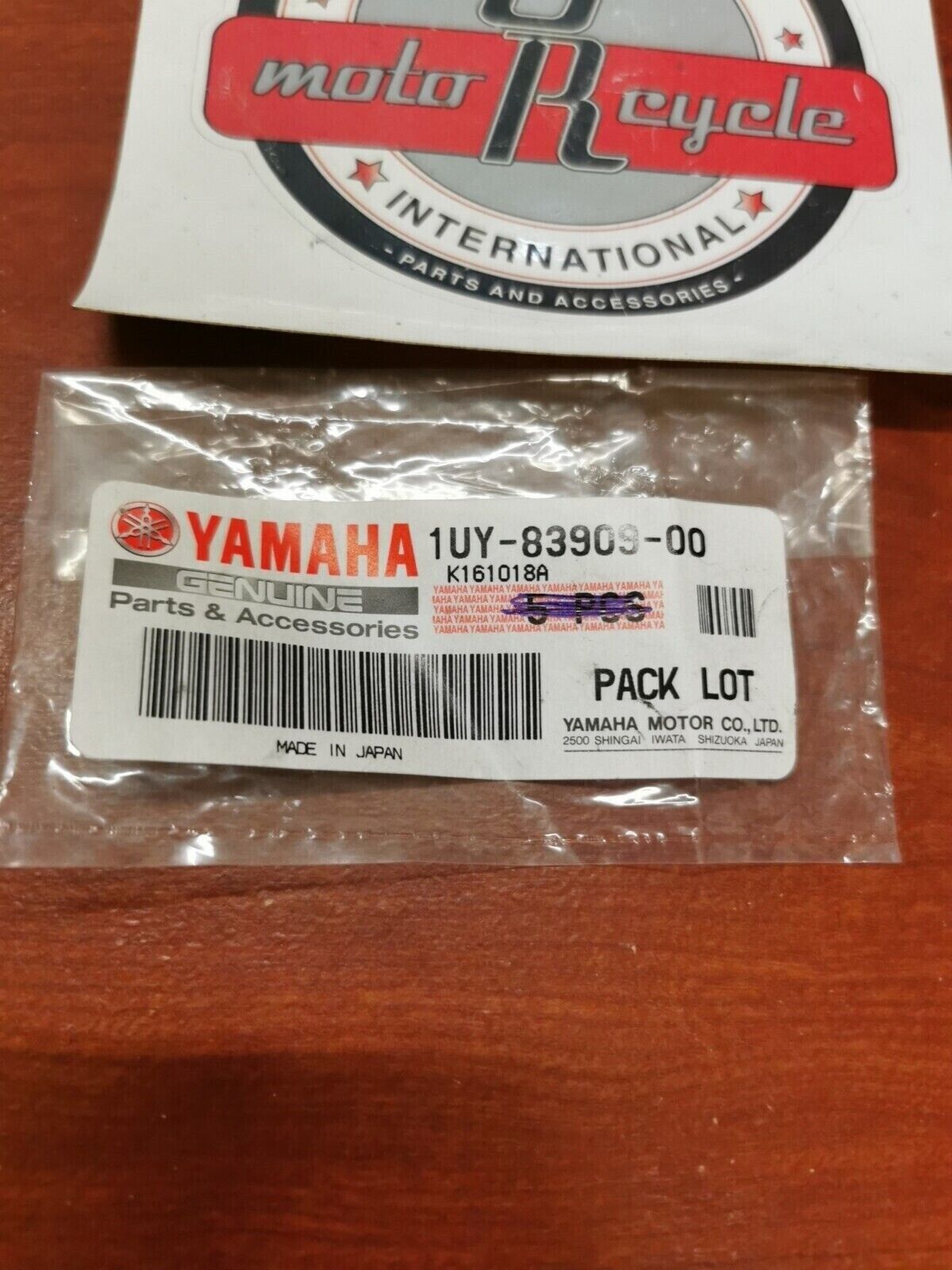 NOS Yamaha YFZ350 YFM350 YFM250 RS90 RX10 YFM660 WASHER 1UY-83909-00-00 Y83