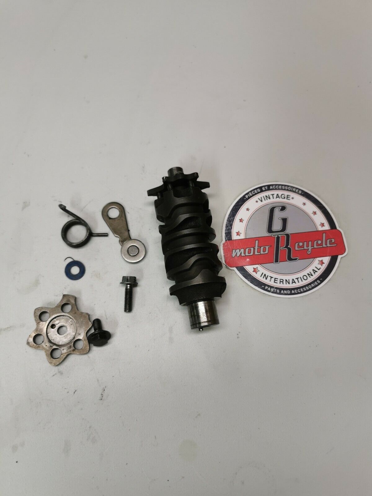 Honda XL250R 1985 transmission gearshift gear shift drum cam arm stopper lever