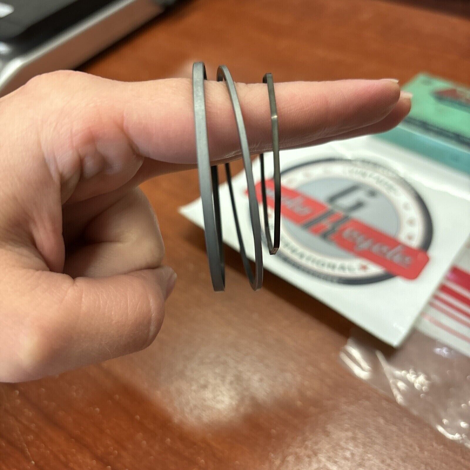 NOS Yamaha DT125 TY125 PISTON RING 0.75 444-11610-30-00 Y174