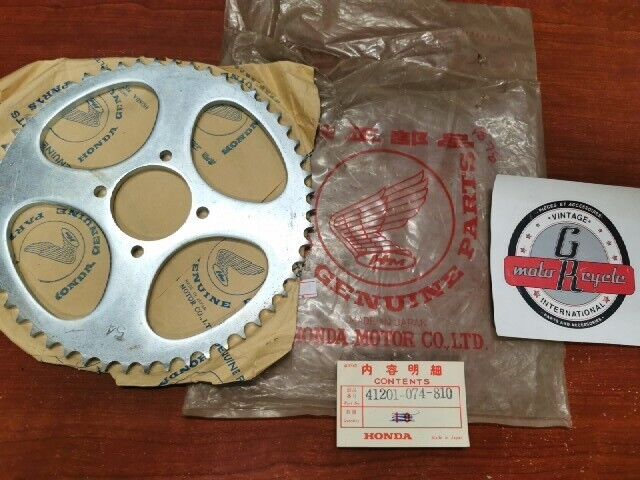 NOS Honda 1969 SL90 FINAL DRIVEN SPROCKET 41201-074-810 H98