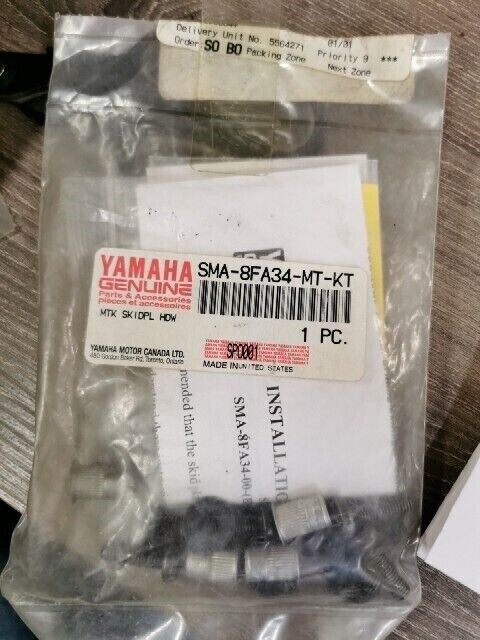 NOS YAMAHA SKID PLATE MOUNT KIT SMA-8FA34-MT-KT Y108