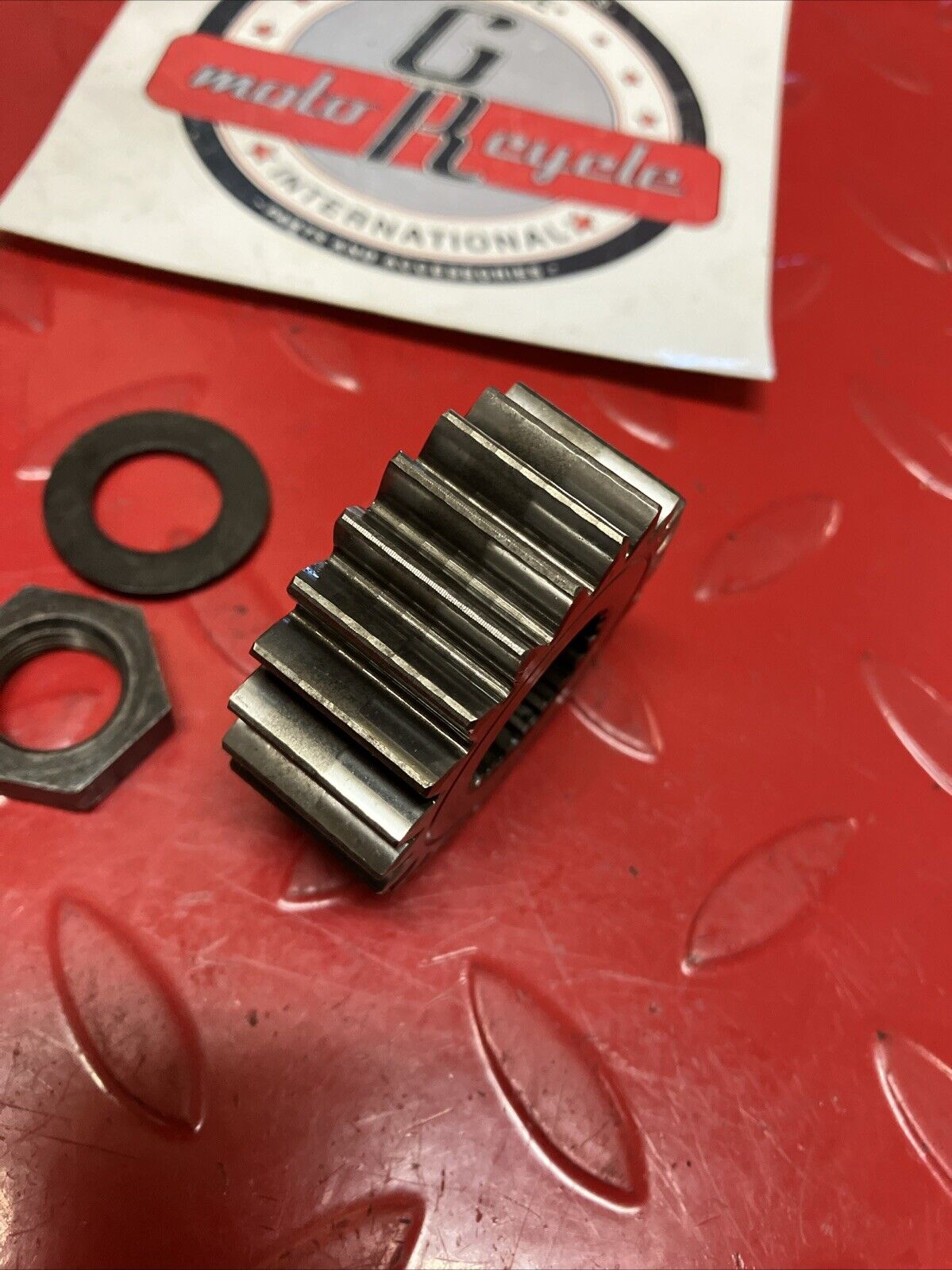 Kawasaki KDX200 1986 crankshaft primary drive gear spur 2