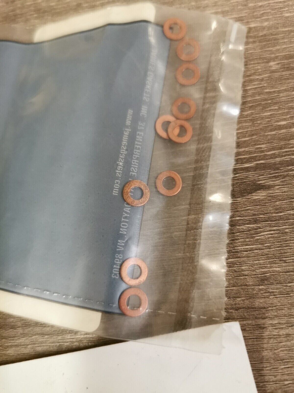 NOS James Gasket WASHER FORK LEG DRAIN SCEW COPPER QTY 10 JGI-45403-75 J45