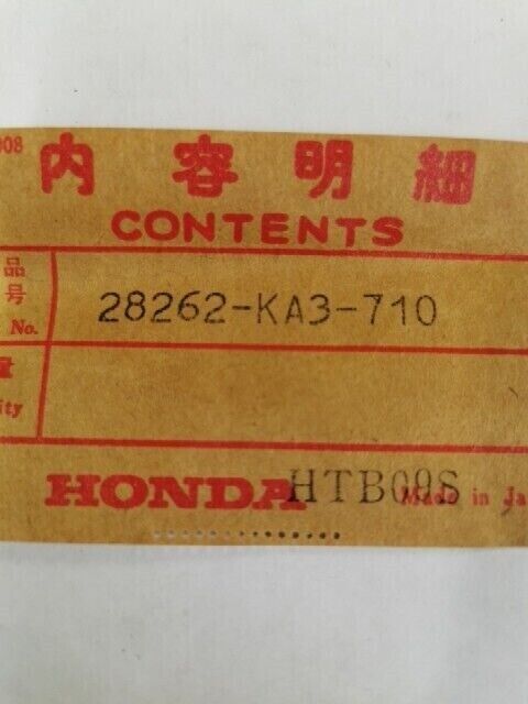 NOS HONDA CR125 1983 - 1986 PLATE RATCHET SLIDER 28262-KA3-710 H101