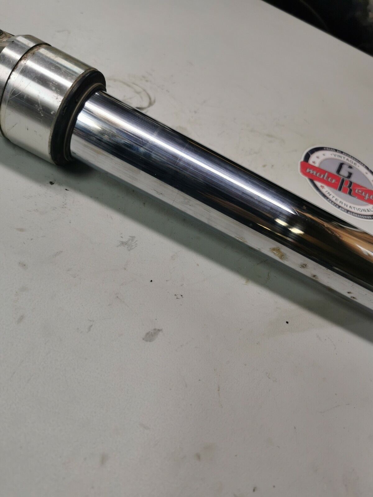 Suzuki RM125 1991 Left front fork suspension damper shock absorber