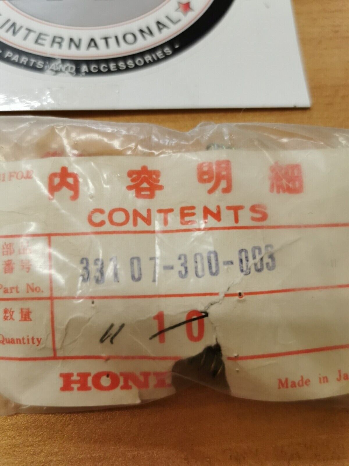 NOS Honda GL1100 CB750 CB500 GL1000 VT700 HEADLIGHT SPRING 33107-300-003 H26