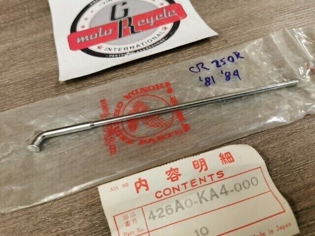 NOS HONDA CR250R CR450R 1981 REAR Wheel Spoke 426A0-KA4-000 H79
