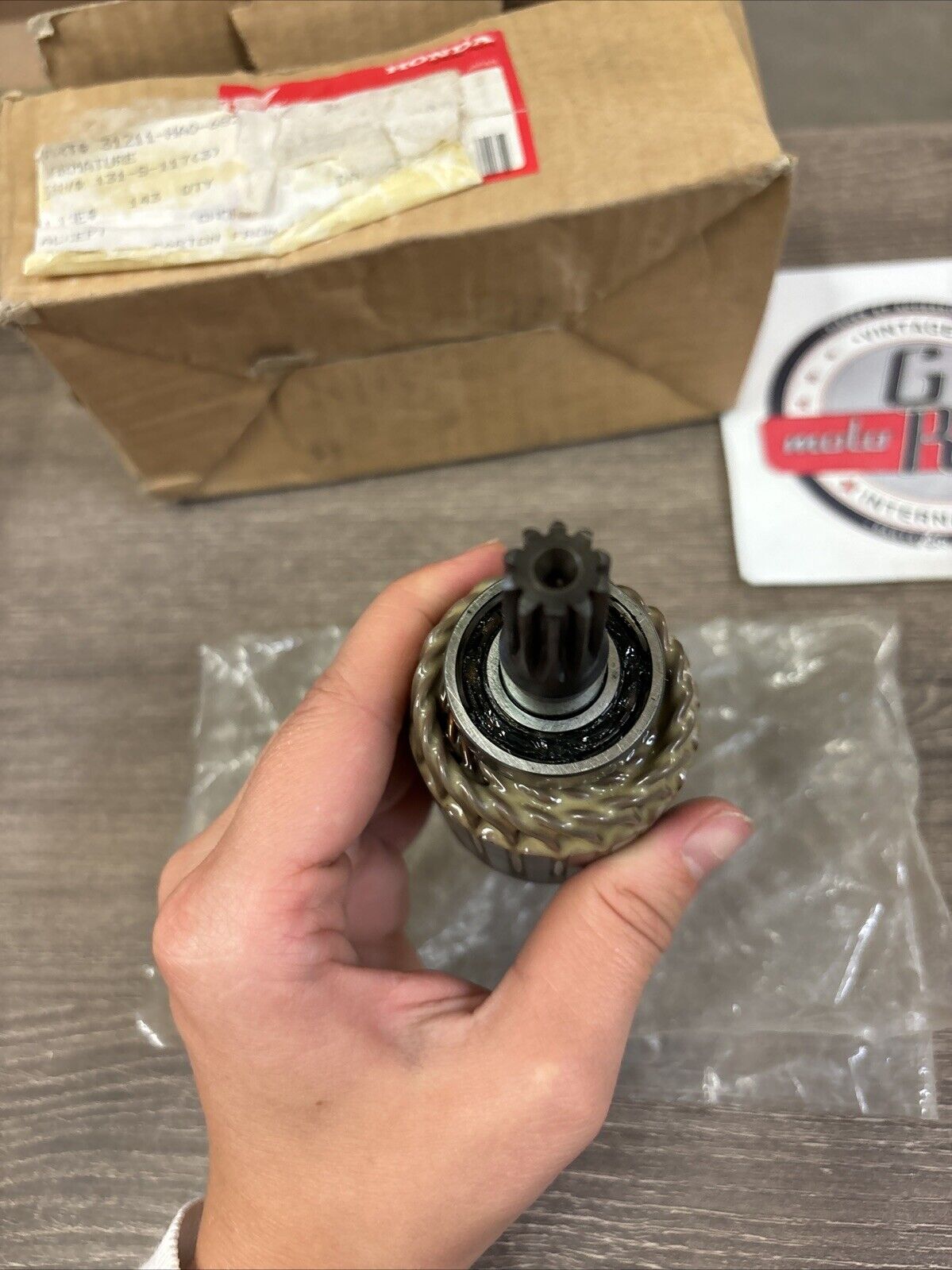 NOS Honda ATC250 TRX250 STARTER MOTOR ARMATURE 31211-HA0-682 H116