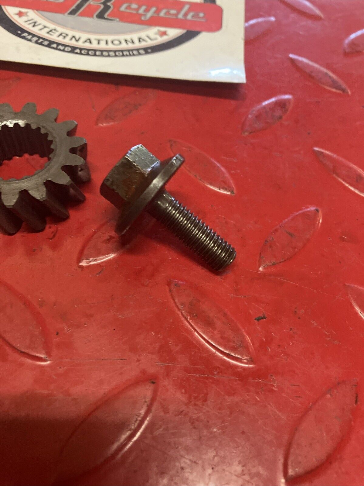 Honda MT125 1975 Crankshaft primary drive gear 1974 1976