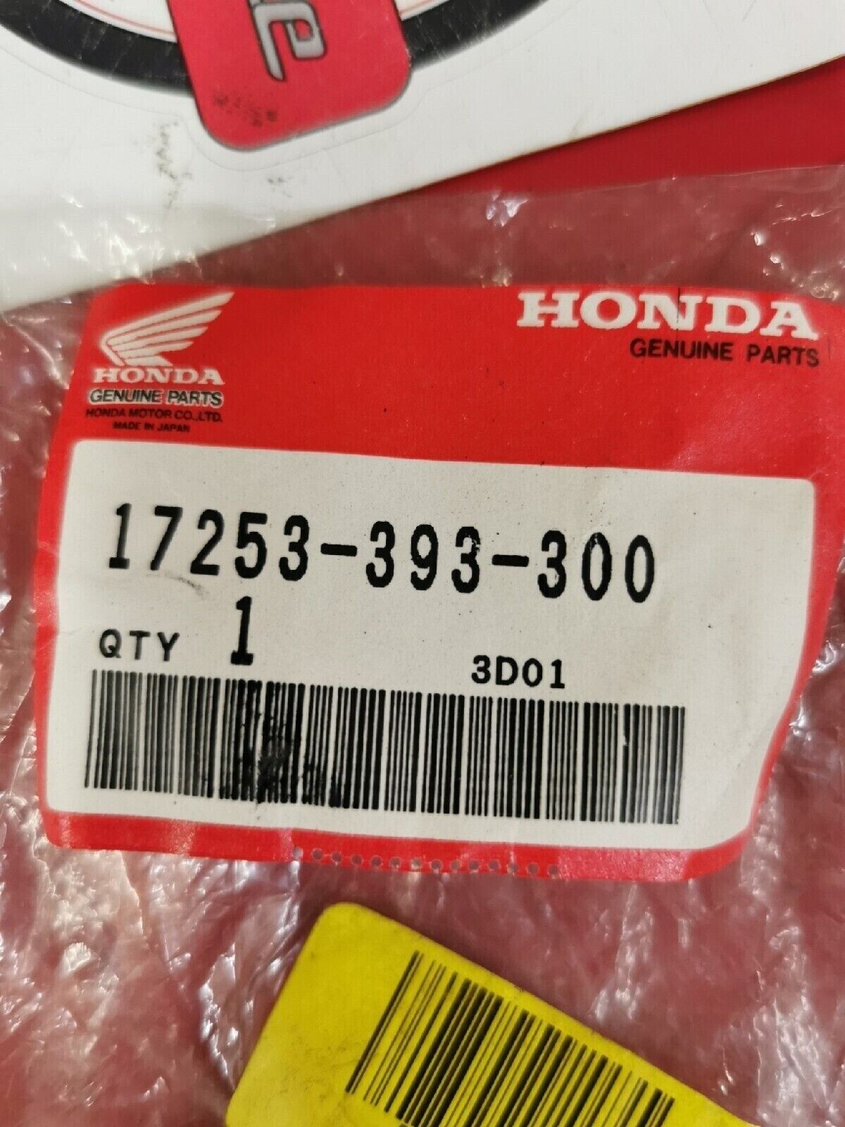 NOS HONDA CB750A 1976 TUBE AIR CLEANER CONNECTING 17253-393-300 H39