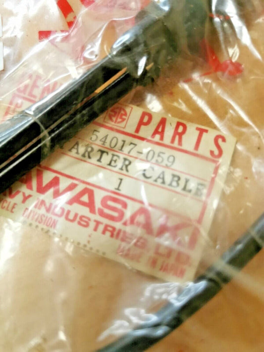 NOS KAWASAKI  KH400 KH250 MACH1  1973 - 1978  STARTER CABLE 54017-059 K8