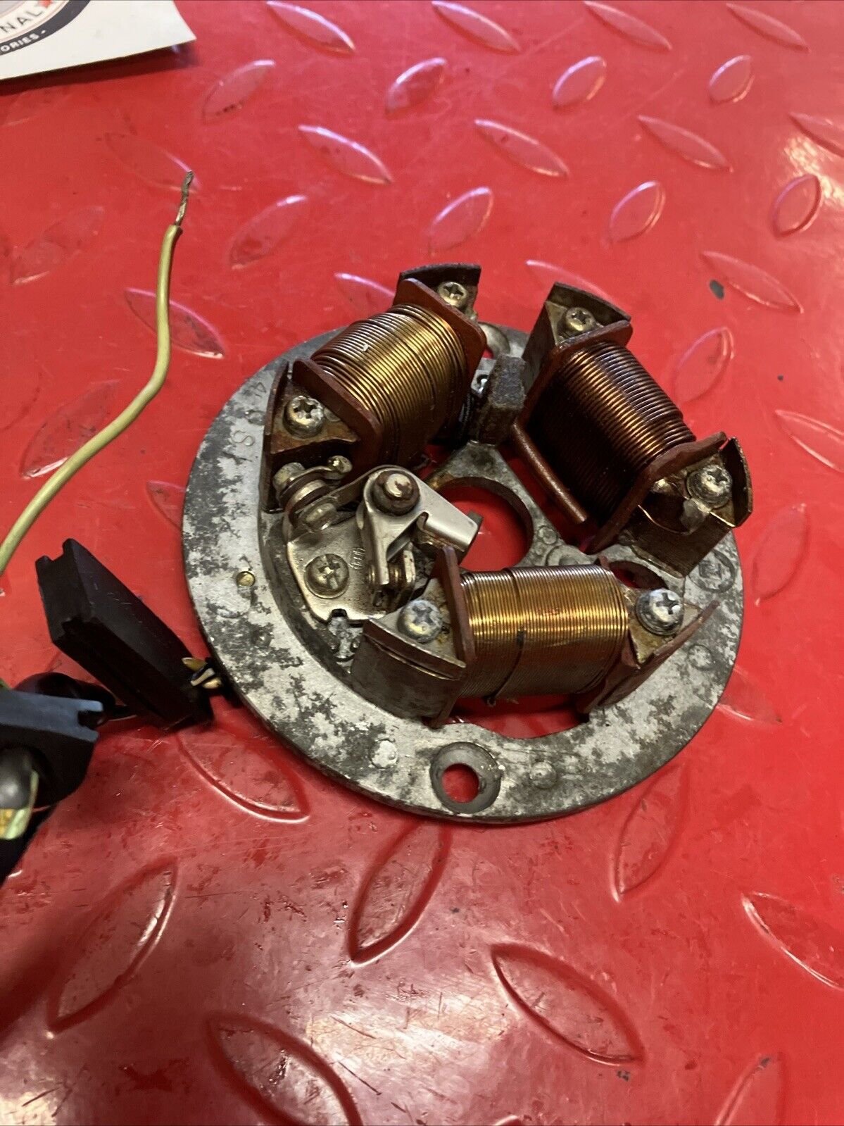 Honda MT125 1975 stator flywheel assy rotor magneto alternator 1974 1976