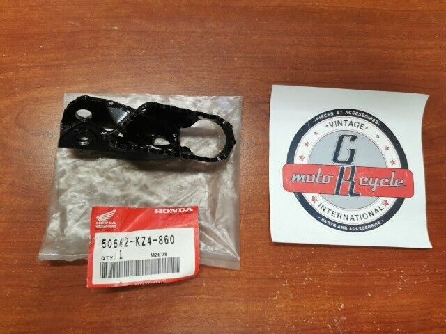 NOS Honda 1992 CR125R LEFT FOOTPEG FOOTREST 50642-KZ4-860 H80