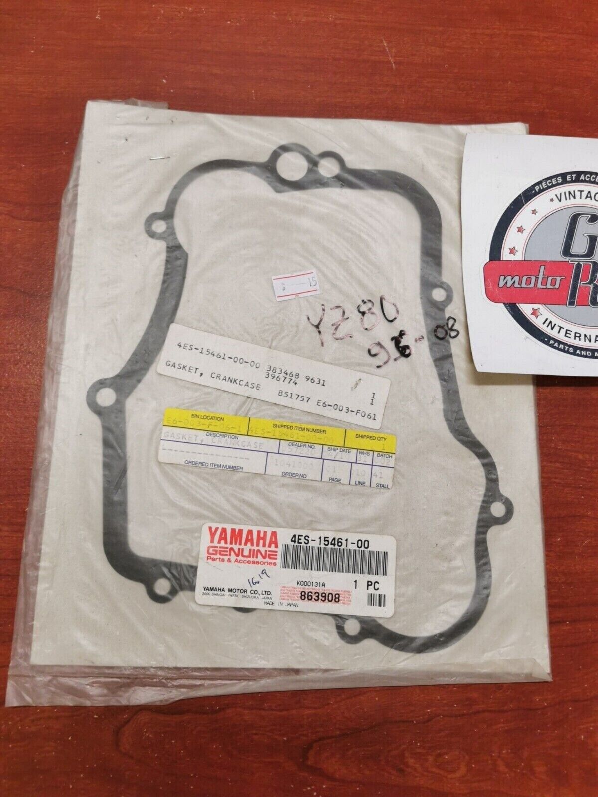 NOS Yamaha YZ85 YZ80 YZ125 CRANKCASE COVER GASKET 4ES-15461-00-00 Y94