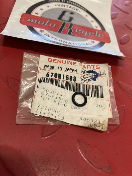 NOS KAWASAKI O-RING 8MM 670B1508 K12