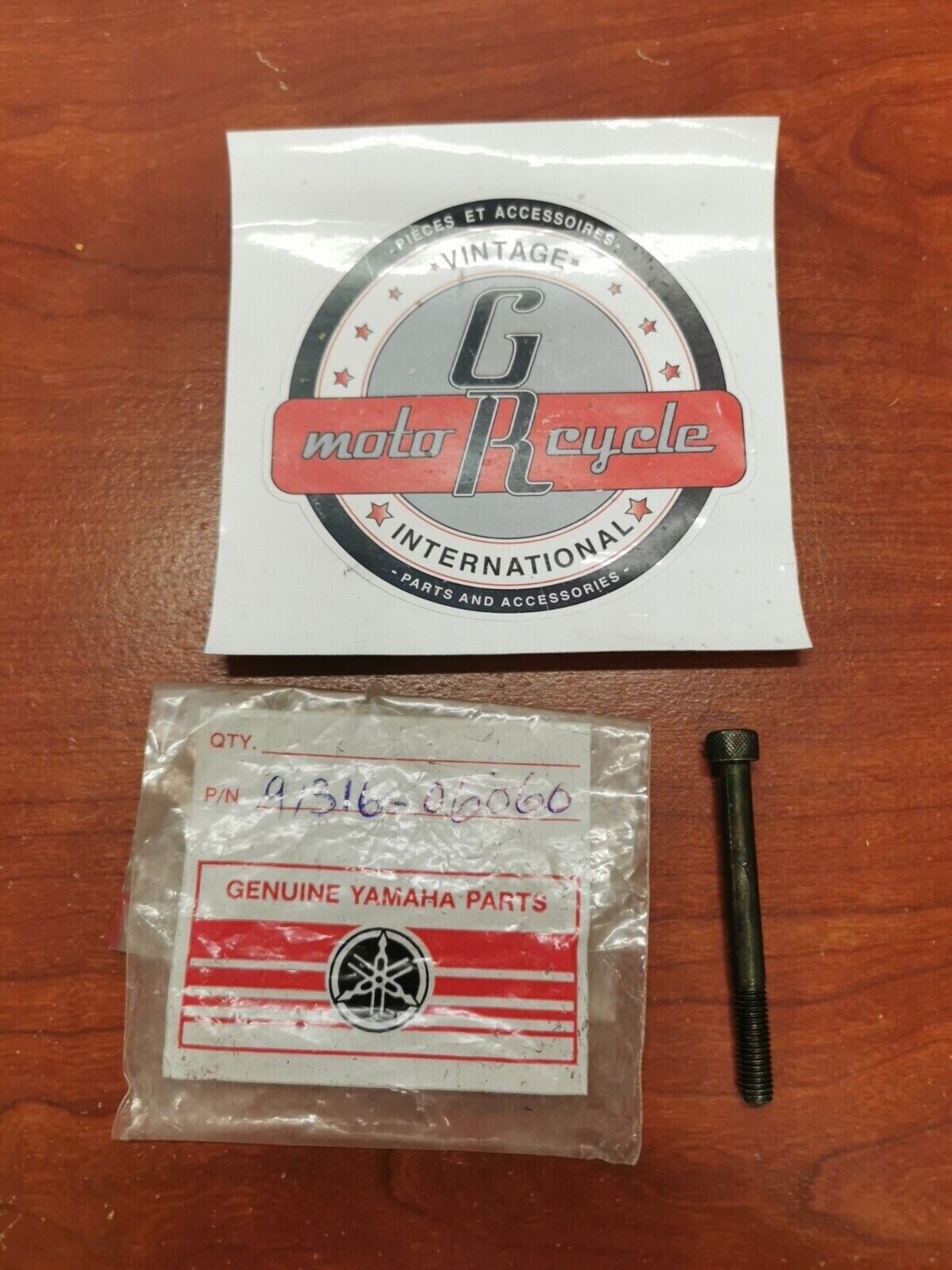 NOS YAMAHA BOLT (4MY) 91316-06060-00 SUB. 91317-06060-00 Y72