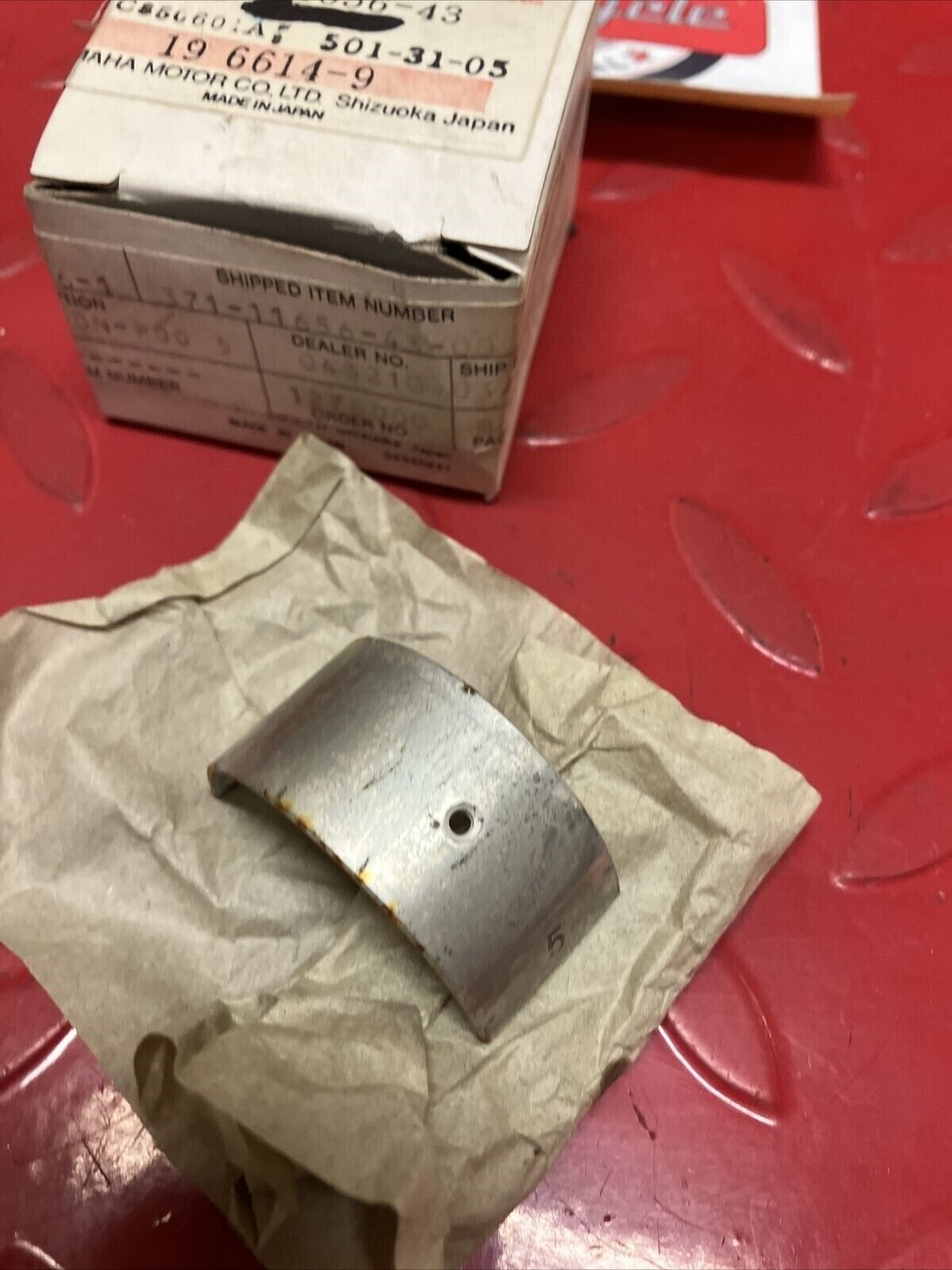 NOS YAMAHA XS500 TX500 PLANE BEARING 371-11656-43-00 SOLD EACH Y65