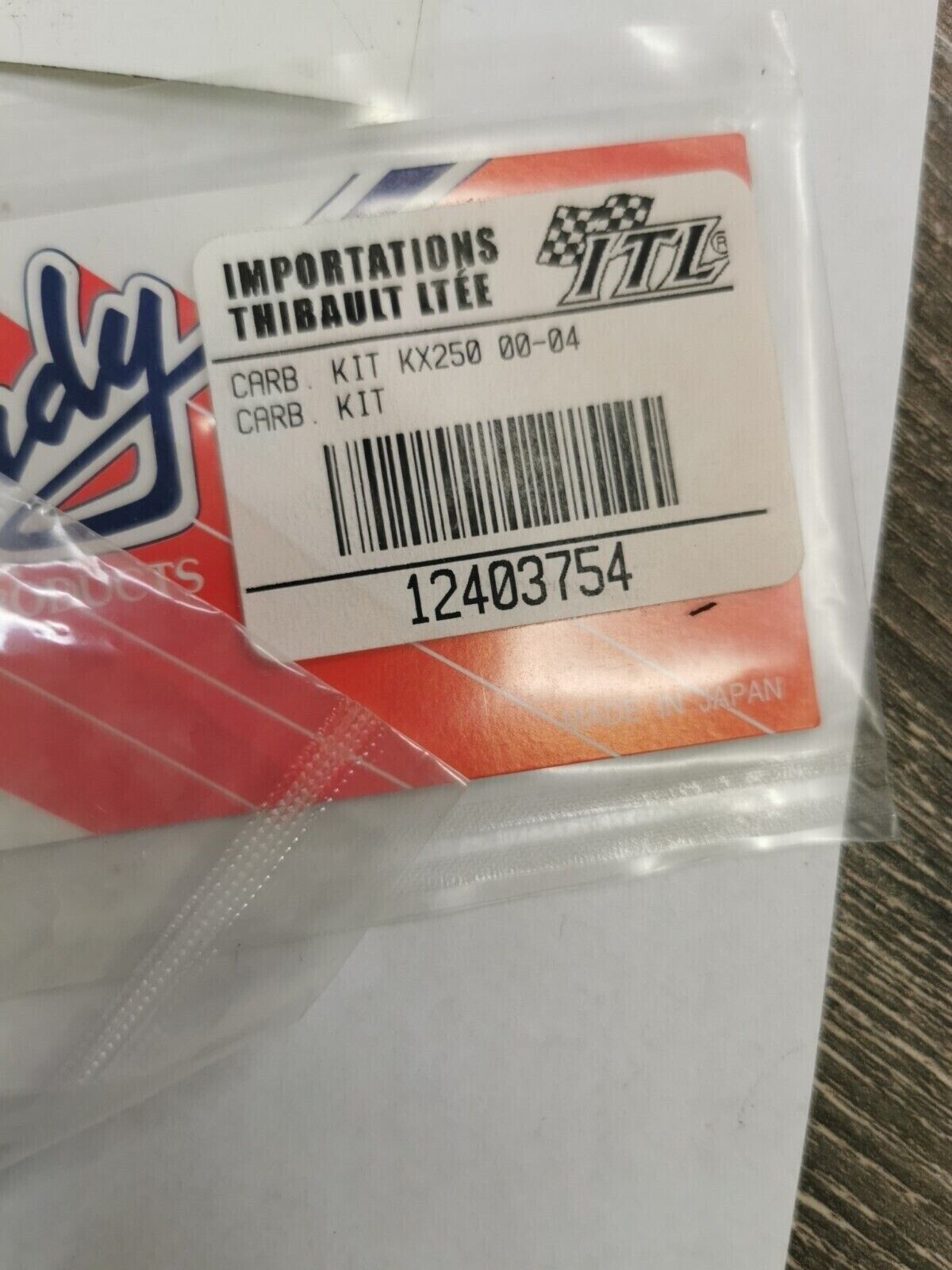 NOS SHINDY KX250 2000 - 2004 CARBURATOR REPAIR KIT 03-754 J20