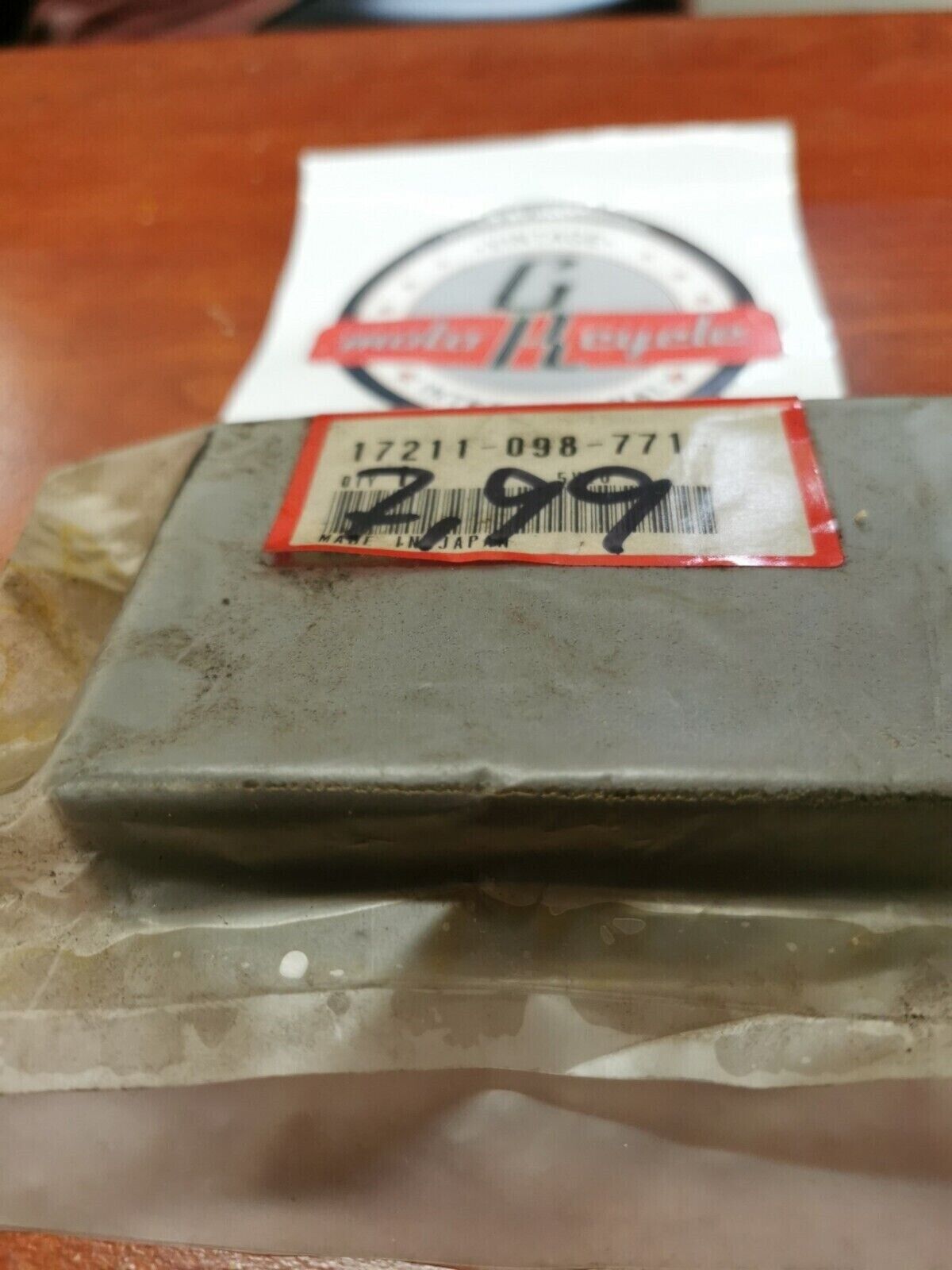 NEW NOS Honda CT70 ATC70 XL70 SL70 AIR FILTER 17211-098-771 H64