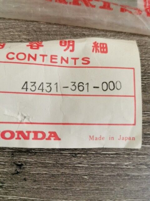 NOS HONDA CT125 CT185 XL125 MT125 ARM BRAKE STOPPER 43431-361-000 H88