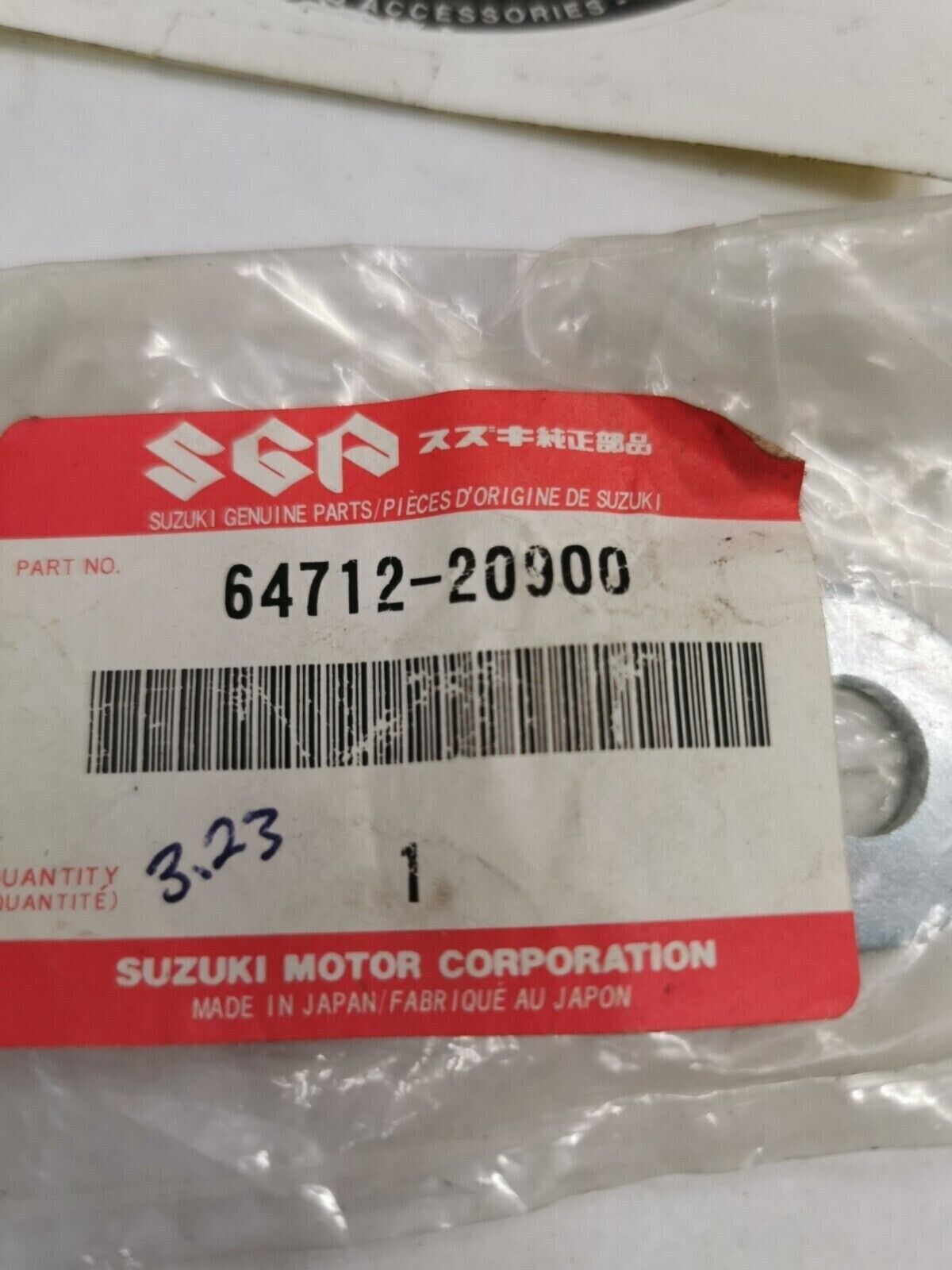 NOS SUZUKI DS80 JR80 CHAIN ADJUSTER WASHER 64712-20900 S27
