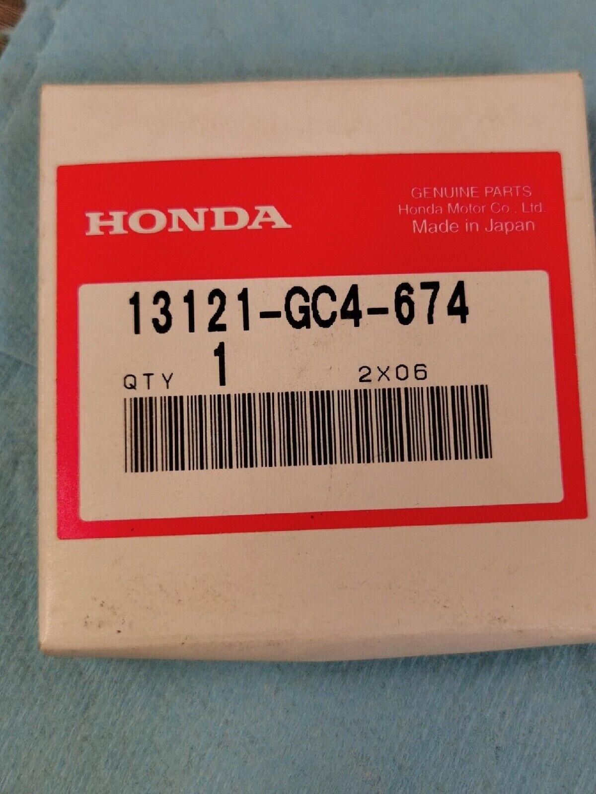 NOS HONDA CR80R 1987 - 1995  RING  PISTON RIKEN 13121-GC4-674 H47