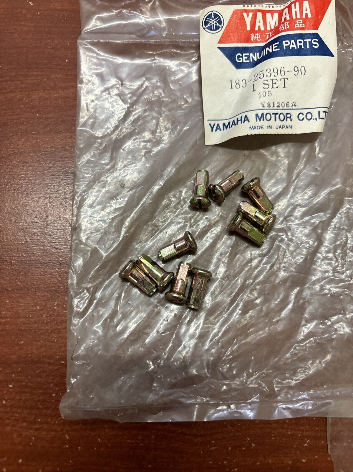 NOS Yamaha DT100 HT1 LT2 LT3 MX100 INNER SPOKE (10 QTY.) 183-25396-90-00 Y181