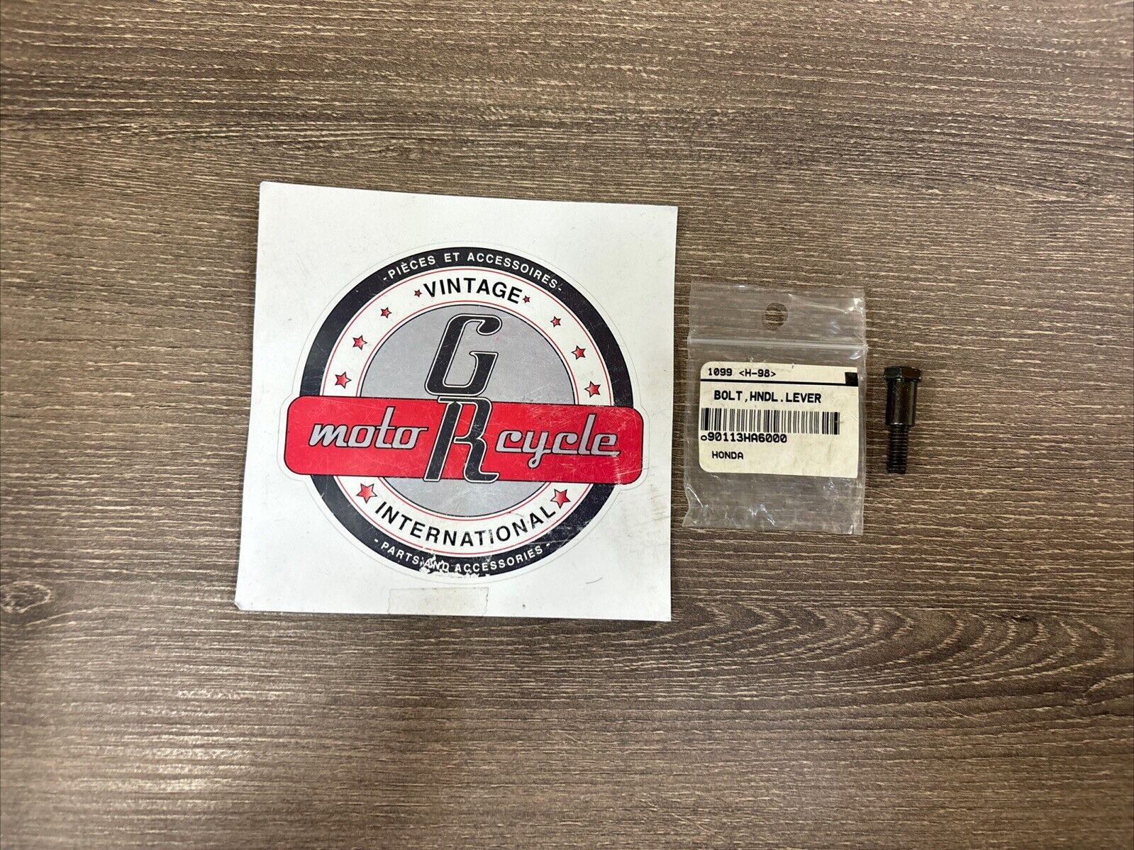 NEW NOS Honda ATC250SX CH250 HANDLE LEVER PIVOT BOLT 90113-HA6-000 H131