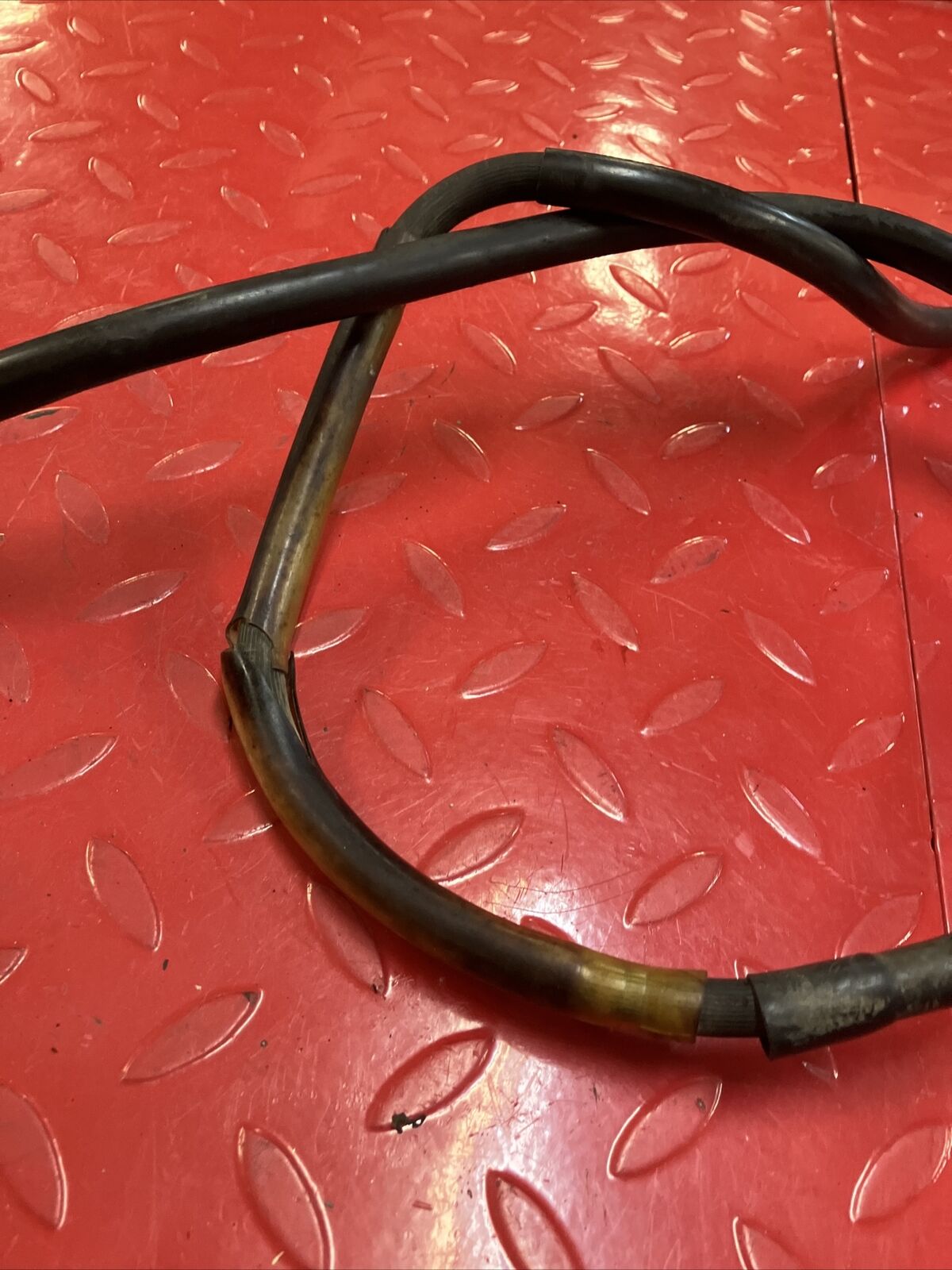 Yamaha DT200 1984 front brake oil line hose